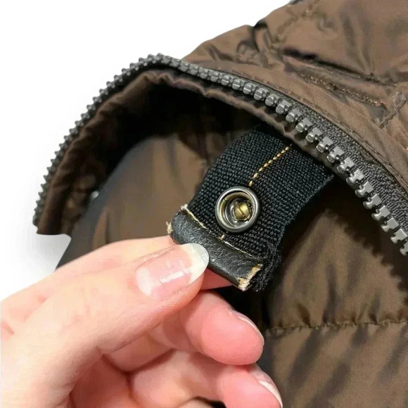 Parajumpers Two-tone Long Chocolate Brown Down Feather Puffer Ski Jacket Size XS - Picture 14 of 14